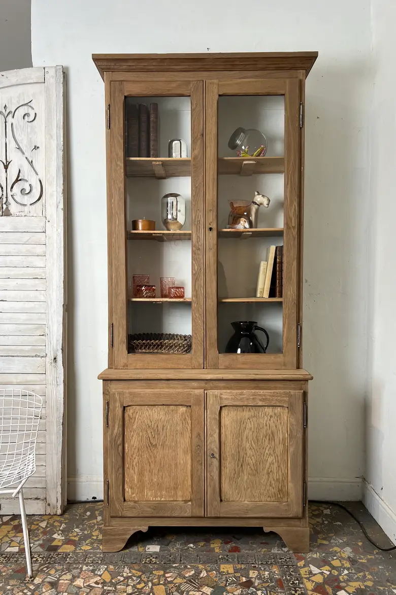 Vitrine en chêne