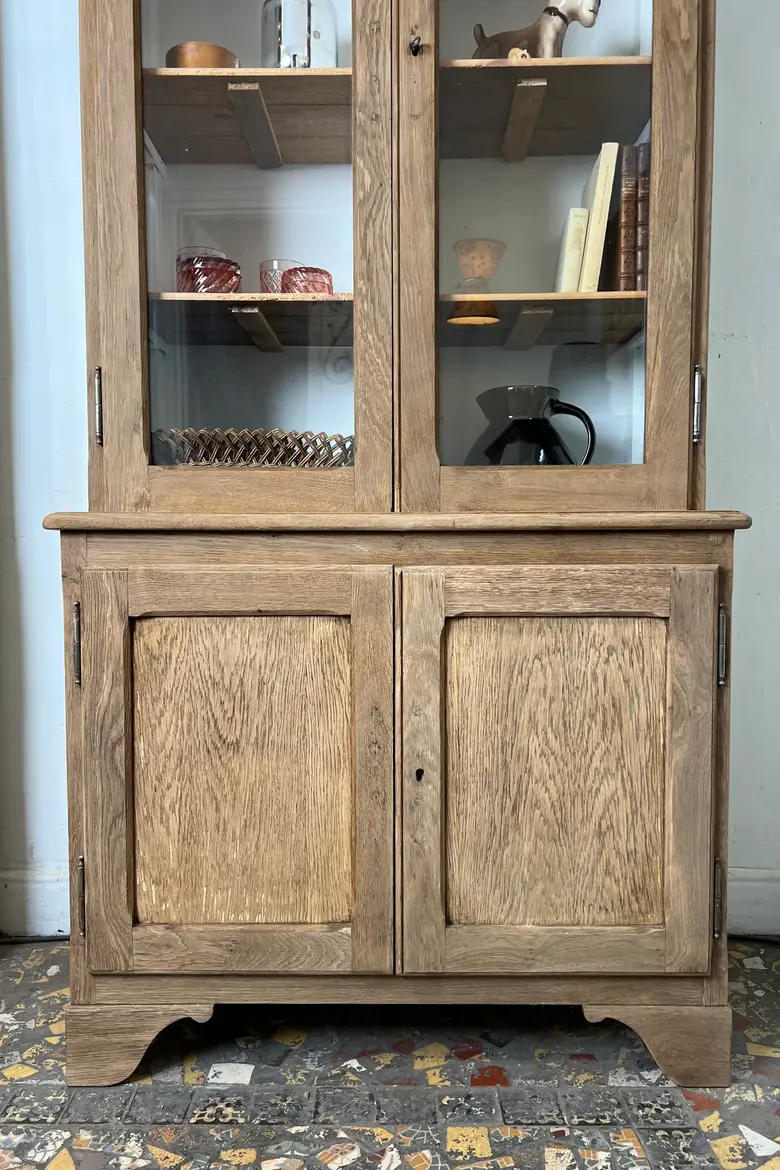 Vitrine en chêne
