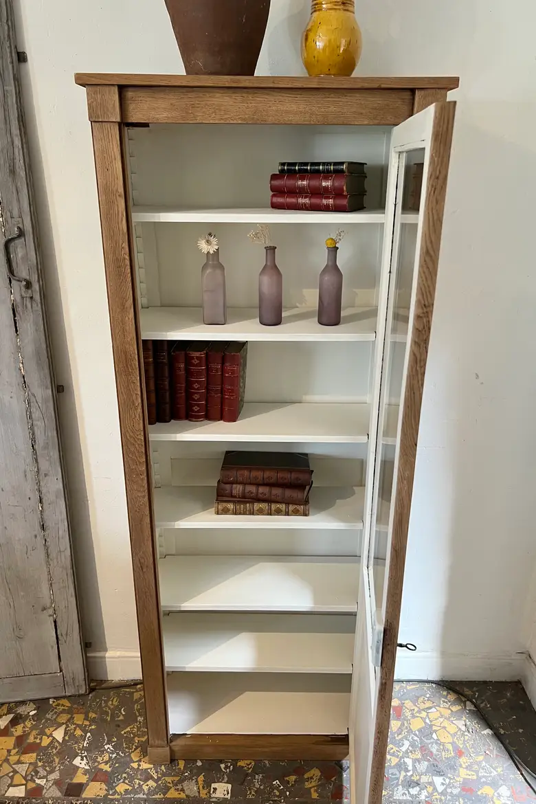 Vitrine en chêne Début XXème