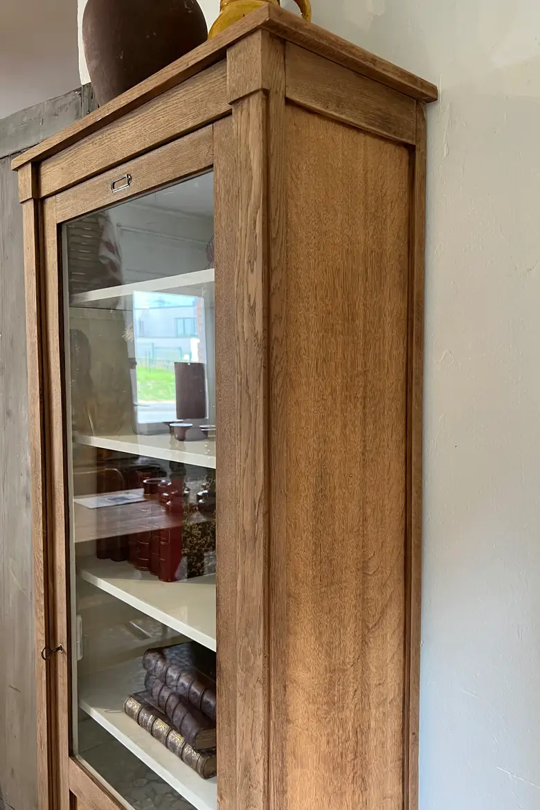 Vitrine en chêne Début XXème