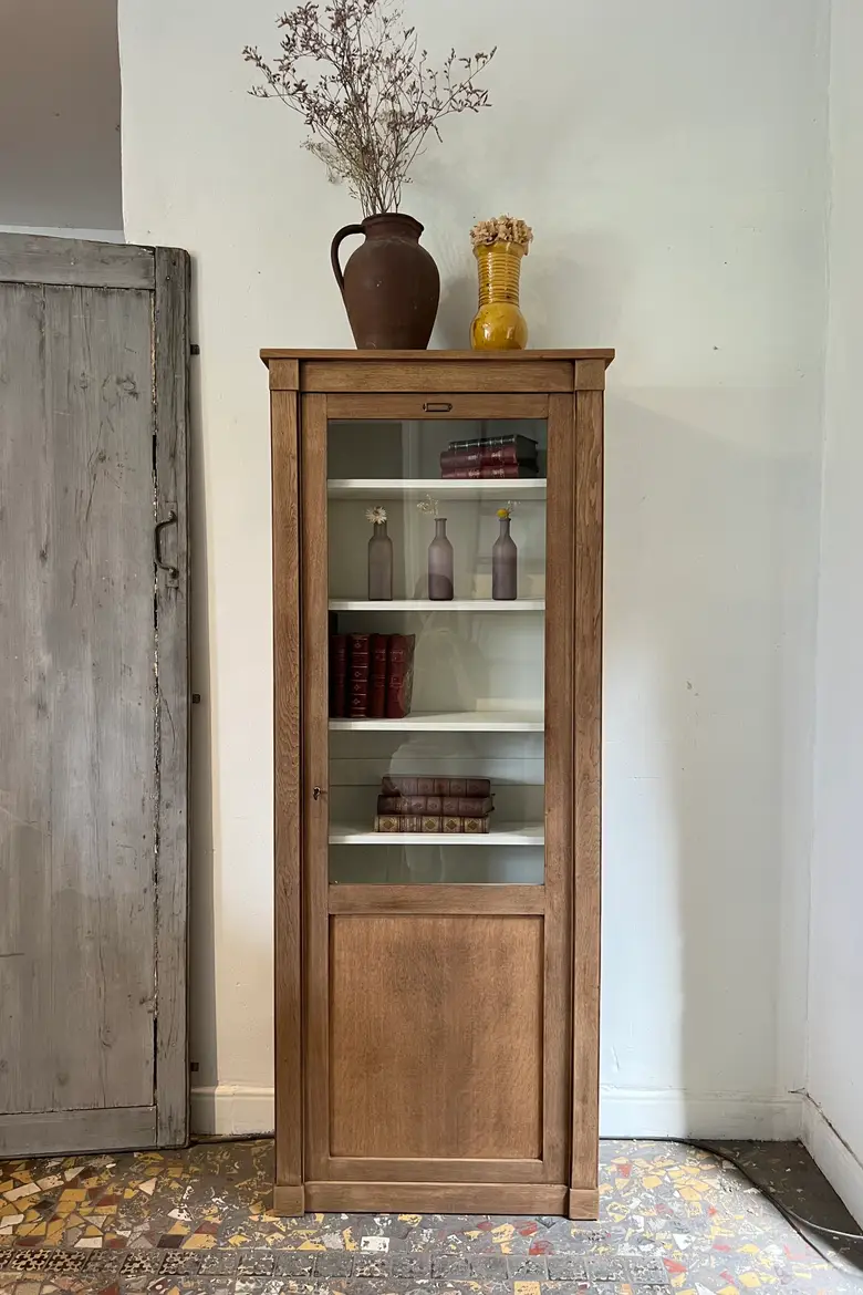 Vitrine en chêne Début XXème