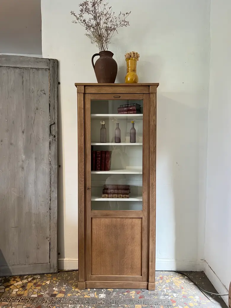 Vitrine en chêne Début XXème