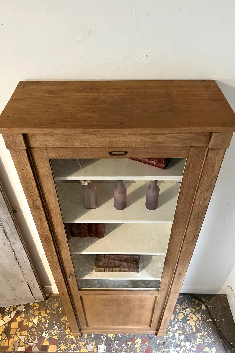 Vitrine en chêne Début XXème
