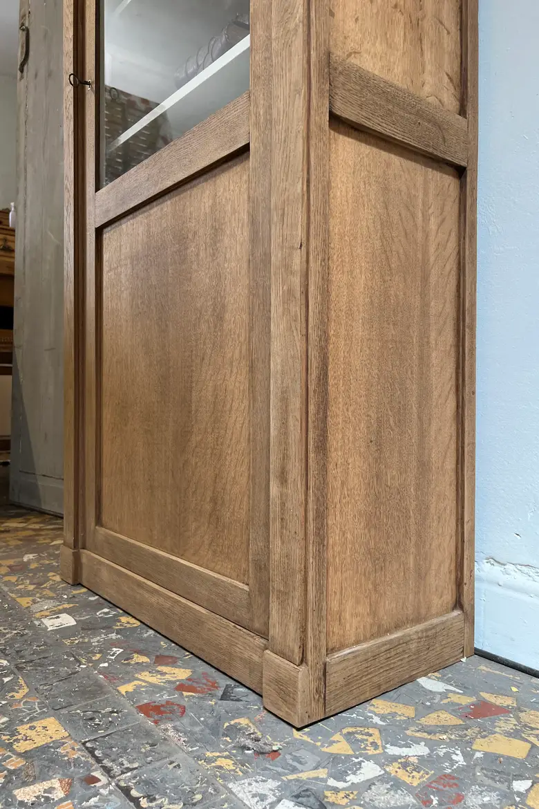 Vitrine en chêne Début XXème