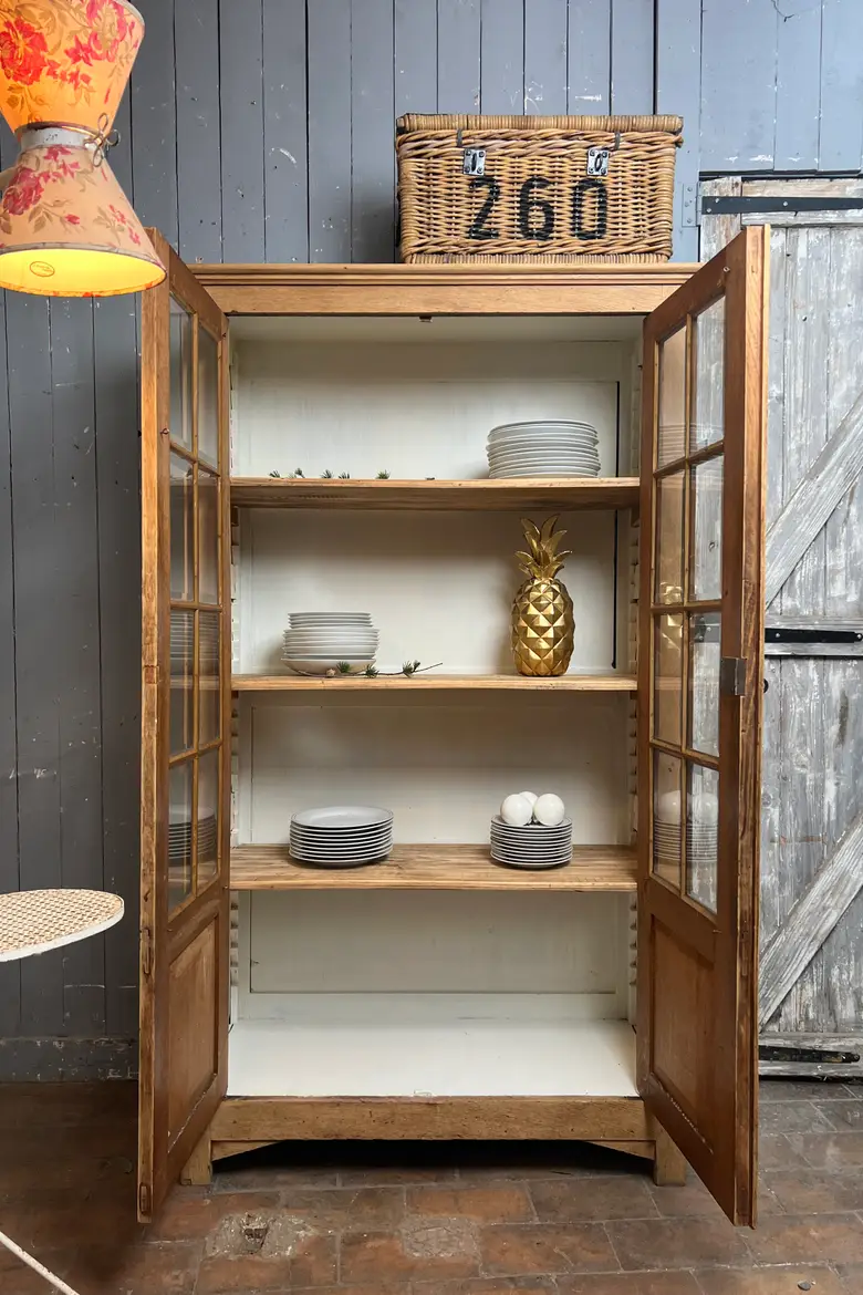 Vitrine en chêne
