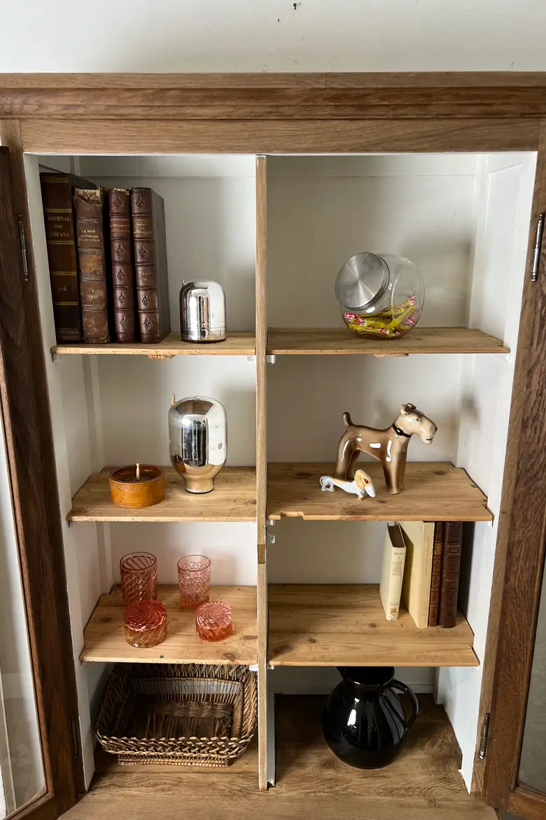 Vitrine en chêne