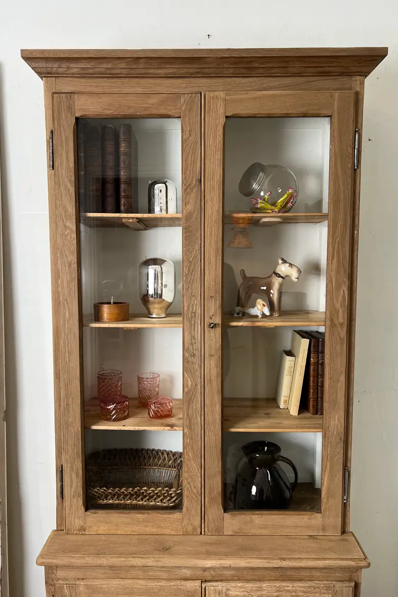 Vitrine en chêne