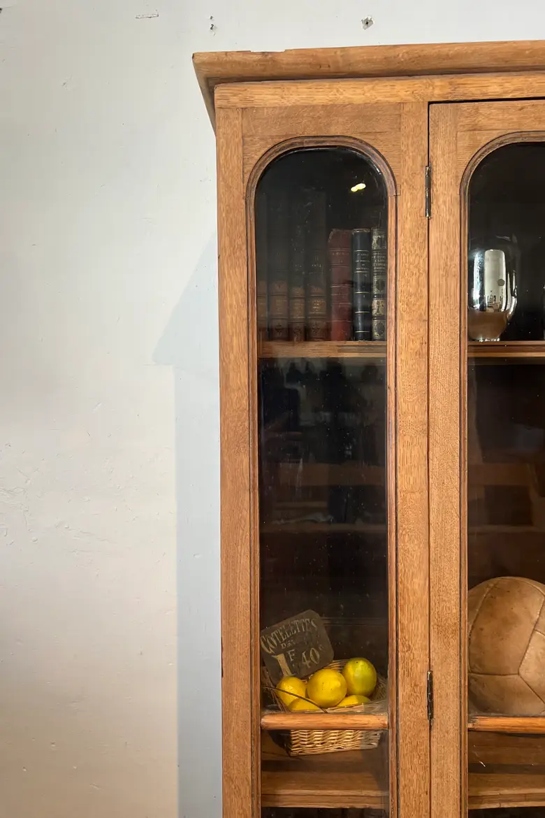 Vitrine en chêne XIXème