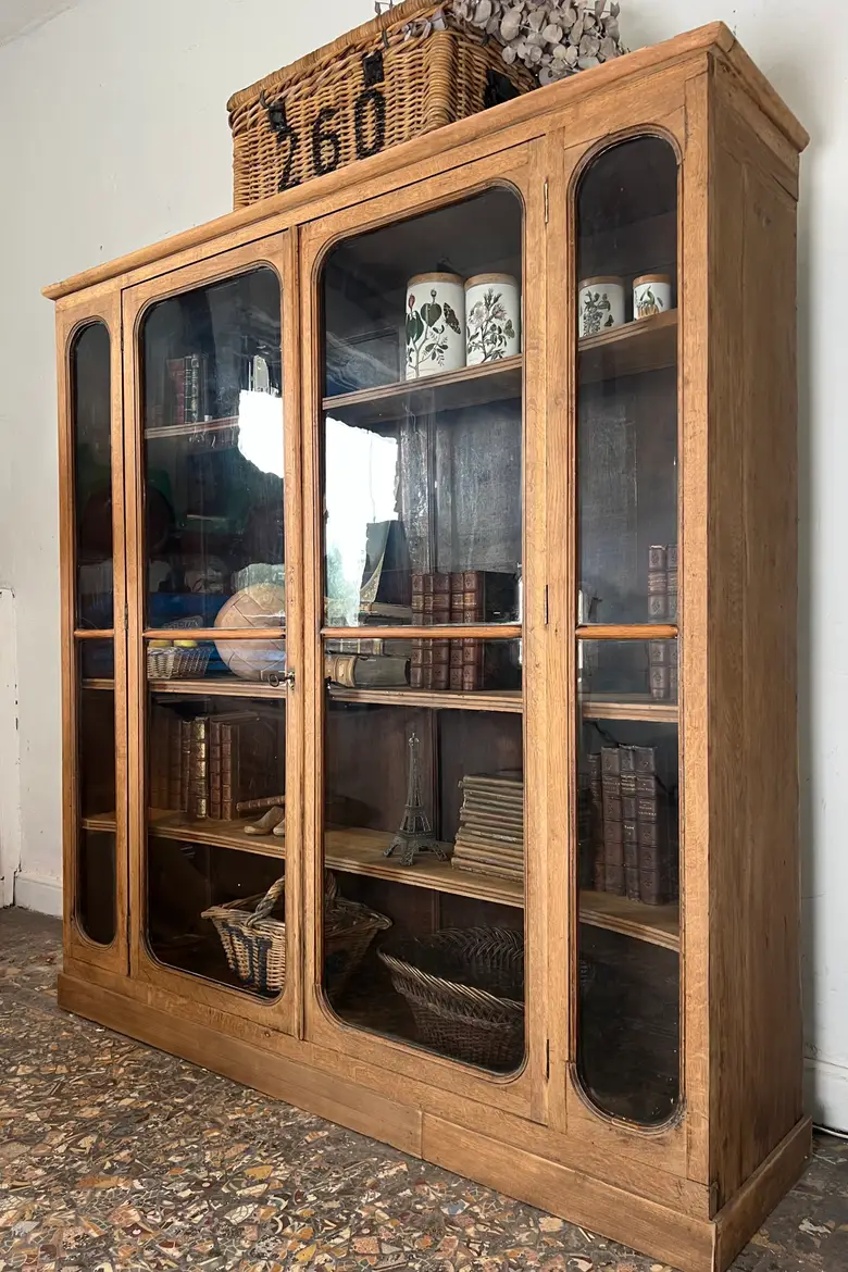 Vitrine en chêne XIXème