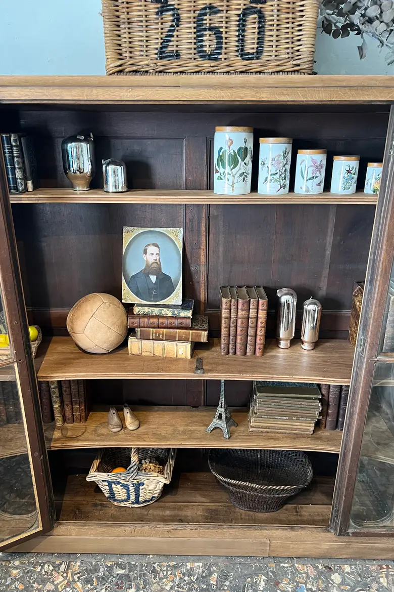 Vitrine en chêne XIXème