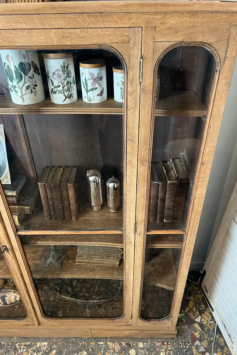 Vitrine en chêne XIXème