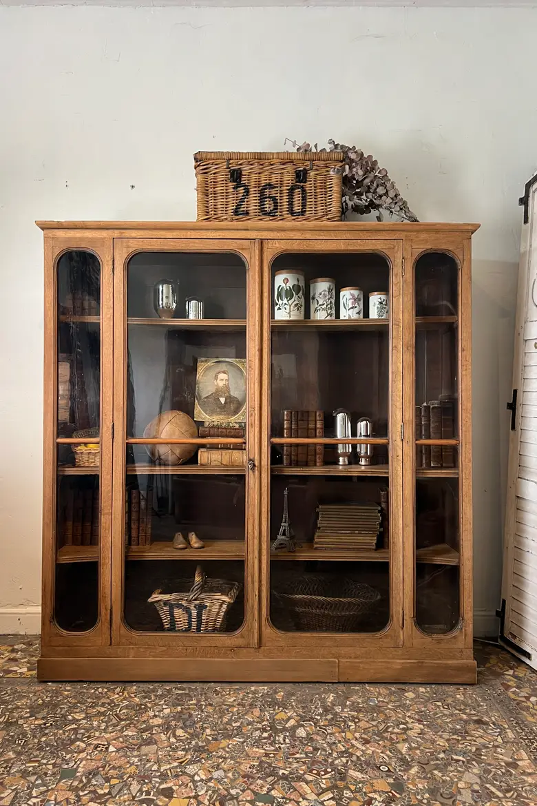 Vitrine en chêne XIXème