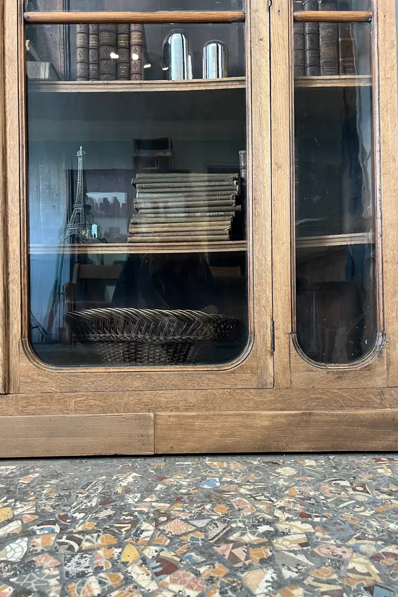 Vitrine en chêne XIXème
